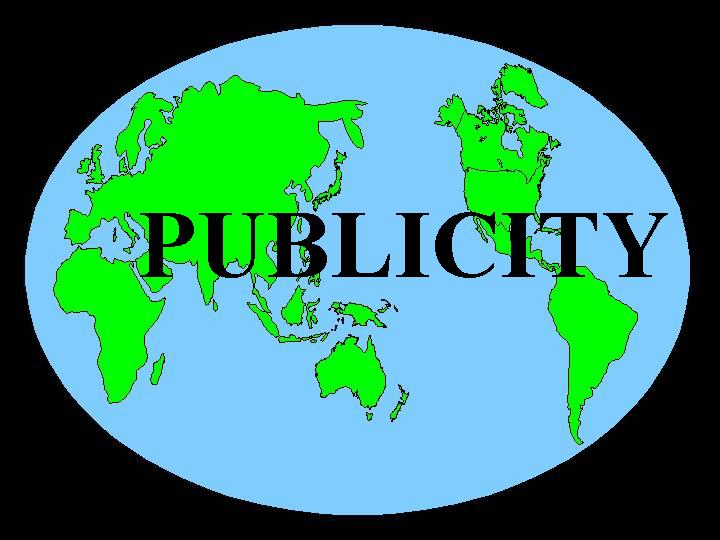 Publicity of our website worldwide